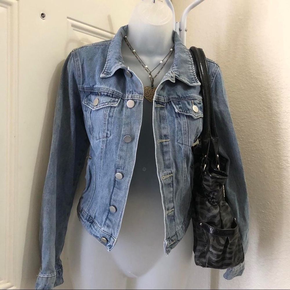 Y2K 2000s Denim Jean Fitted Jacket #Baddie #Grunge #Bratz
Measurement in pics